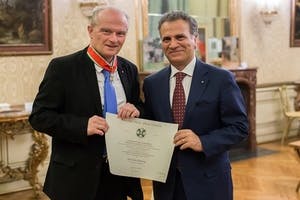 Hoher Orden aus Italien für DONAU-Chef Peter Thirring