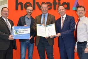Helvetia: Linzer Standort ist Klimabündnis-Betrieb