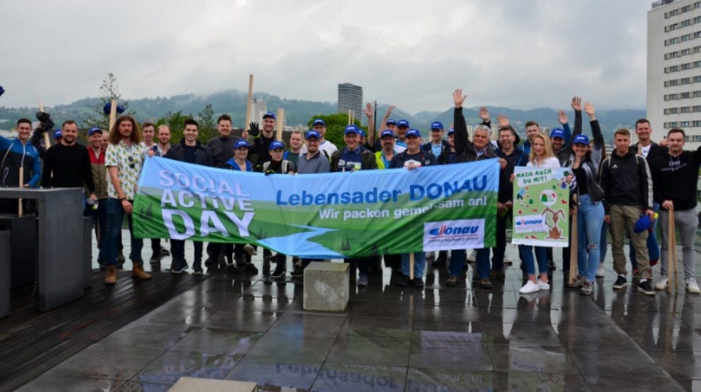 DONAU Team unter den Gewinnern von „Linz macht sauber“