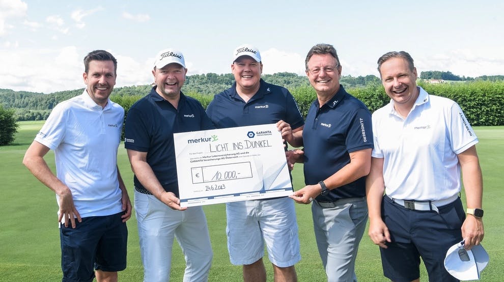  Merkur & Garanta Golf Charity brachte 10.000 Euro 