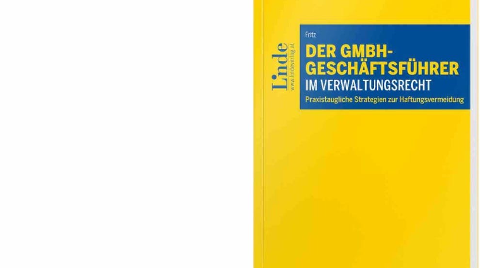Neuerscheinung: Der GMBH-Geschäftsführer im Verwaltungsrecht