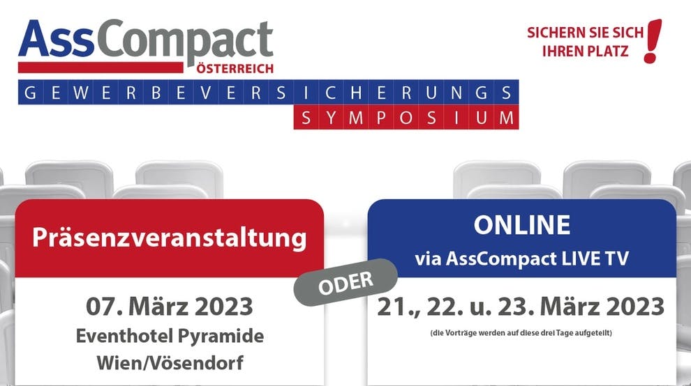 AssCompact Gewerbesymposium 2023 – jetzt Teilnahme sichern!