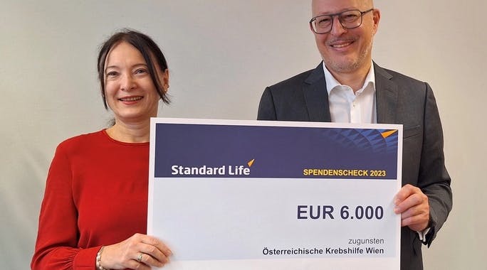 Standard Life unterstützt Österreichische Krebshilfe Wien