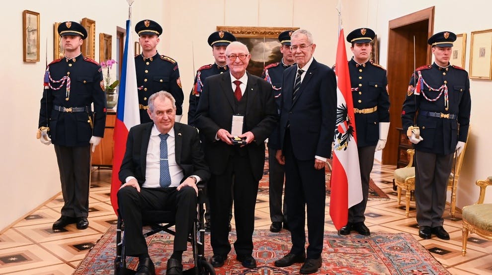 Auszeichnung der Tschechischen Republik für Aufsichtsratsvorsitzenden der VIG