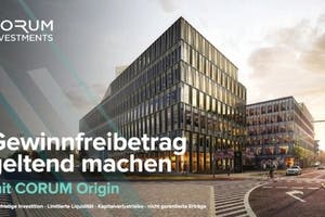 Durch Investition in CORUM Origin Gewinnfreibetrag nutzen / Advertorial